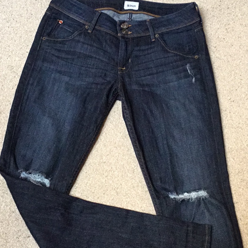 Hudson Destroyed Collin Flap Skinny Jean